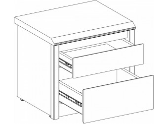 Прикроватная тумба Бьёрк 2S