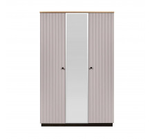 Трехстворчатый шкаф для одежды Мадрид (Кашемир эмаль)