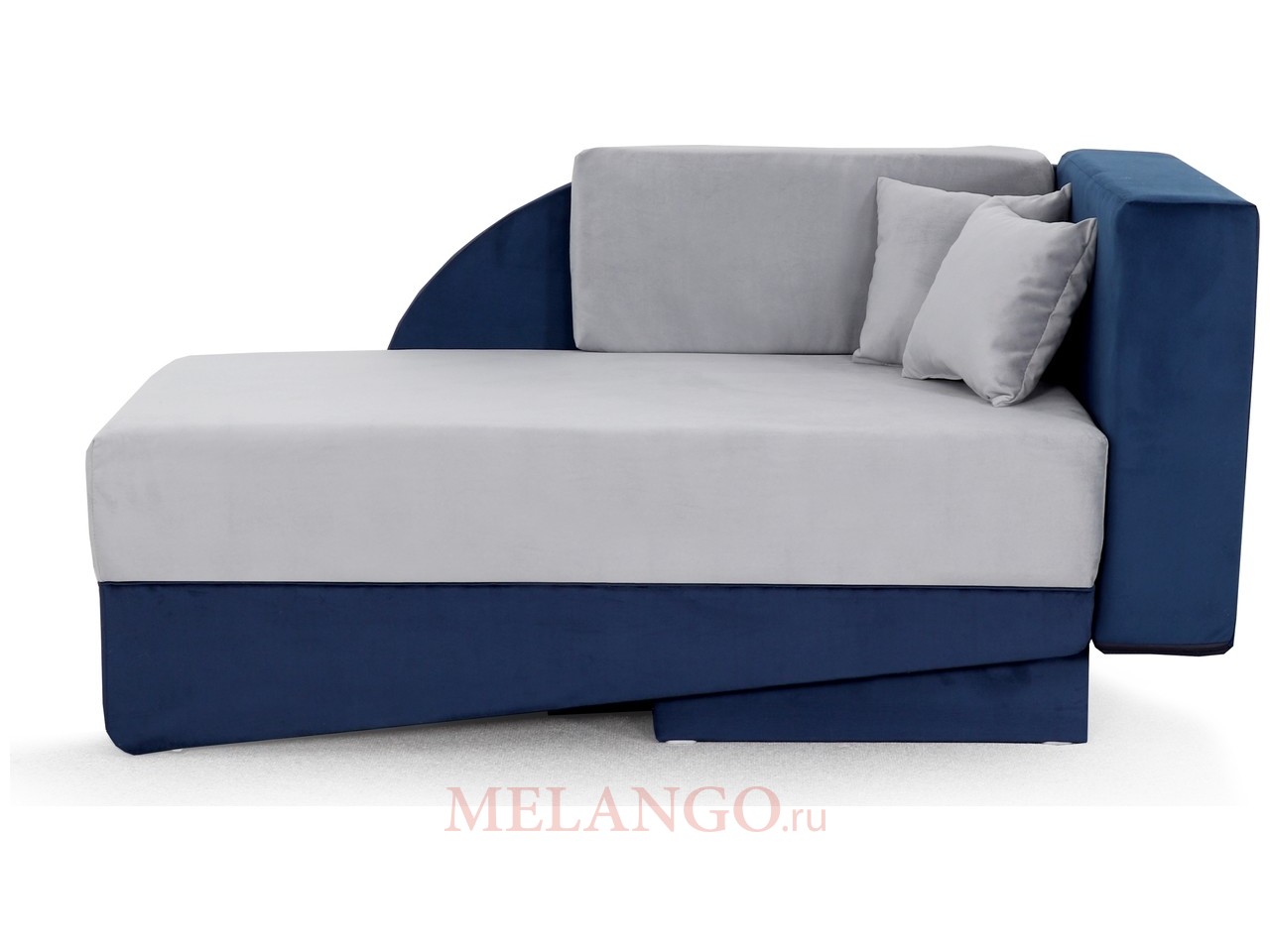 Джеки 2 диван-кровать стандарт правый / мора серый (1008) / мора